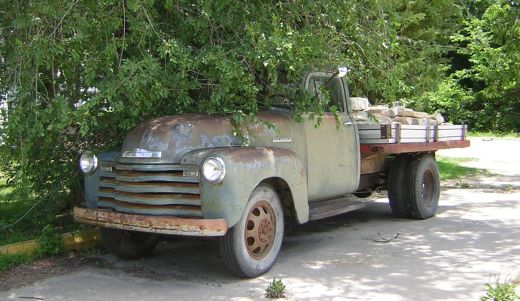old Chevy truck