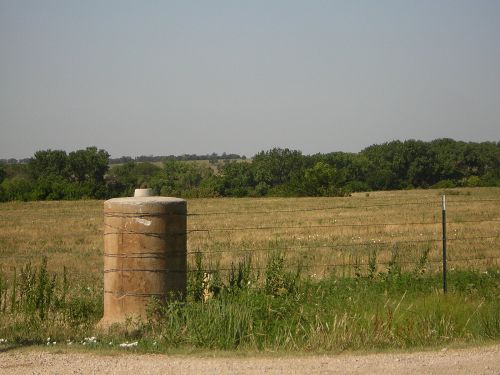 stone fence post