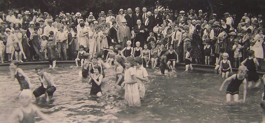 dedication of wading pool 