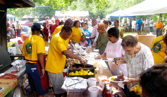 Memorial Day barbecue at the Eastside Memorial Park