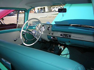 57 Chevy interior