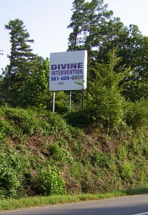 Divine Intervention sign