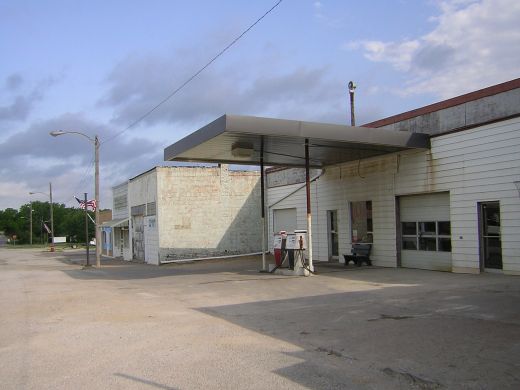 Allen's Service Station Hamilton Kansas