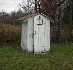prayer closet outhouse