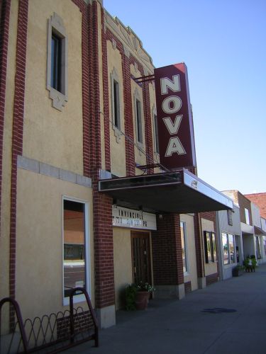 The Nova Theatre in Stockton, KS