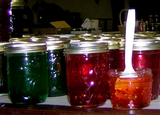jars of jelly